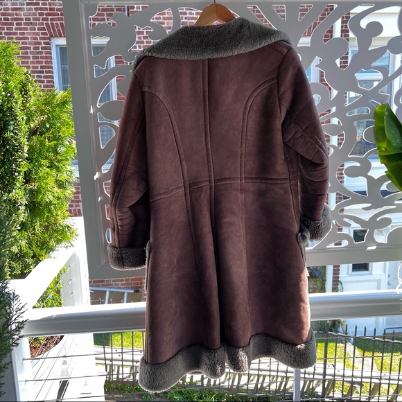 VINTAGE Shearling Coat circa 1960s Canada - Picture 8 of 12